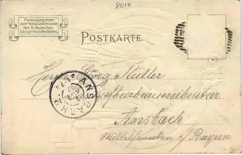 Graz - VI. Deutsches Sänger Bundes Fest 1902 - Litho -296086