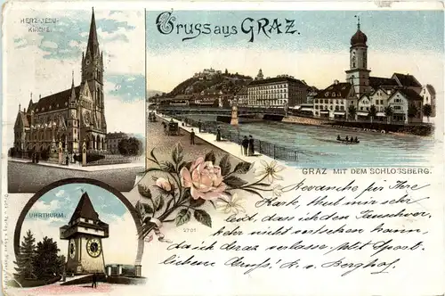 Gruss aus Graz - Litho -296262