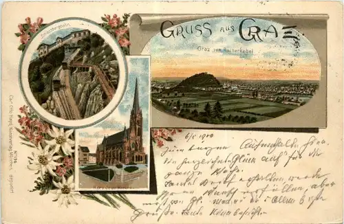 Gruss aus Graz - Litho -296242
