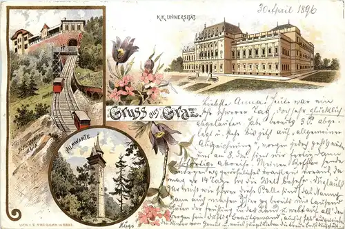 Gruss aus Graz - Litho -296286