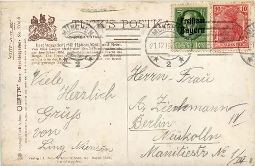 Berchtesgaden mit Hohem Göll -294176