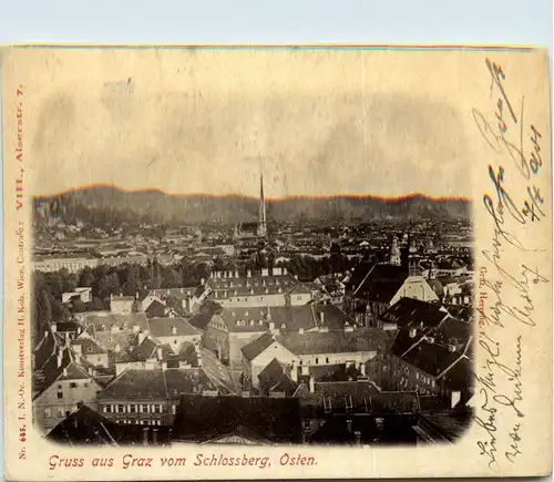 Gruss aus Graz vom Schlossberg -296396