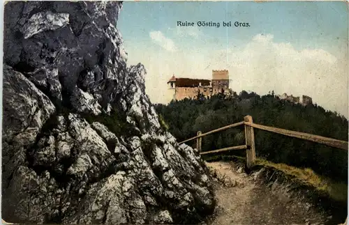 Ruine Gösting bei Graz -295790