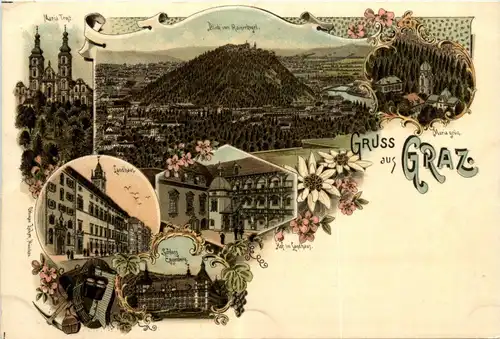 Gruss aus Graz - Litho -296338