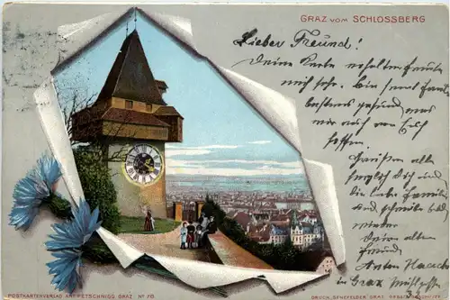 Graz vom Schlossberg -296606
