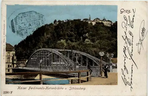 Graz - Kaiser Ferdinands Kettenbrücke -296872