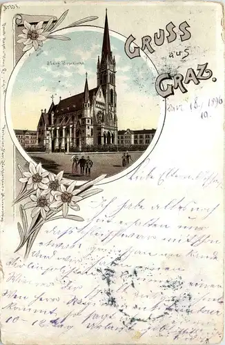 Gruss aus Graz - Litho -296146