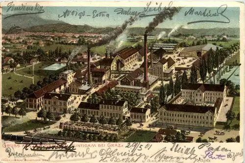 Gruss aus der Brauerei Puntigam bei Graz -296940