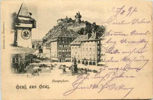 Gruss aus Graz - Hauptplatz -296998