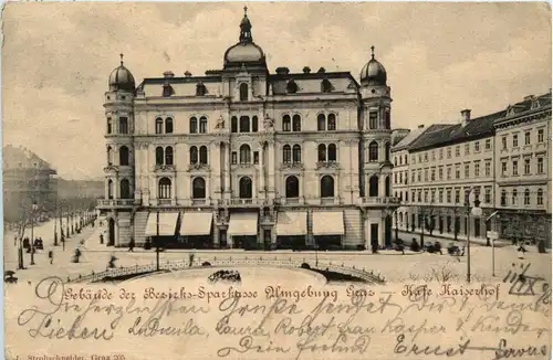 Graz - Gebäude der Bezirks Sparkasse -297020
