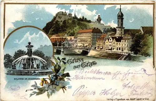 Gruss aus Graz - Litho -296380