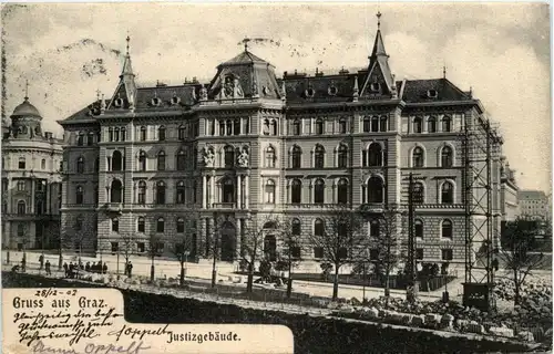 Gruss aus Graz - Justizgebäude -296496