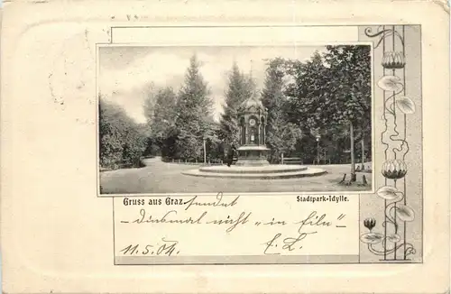 Gruss aus Graz - Stadtpark Idylle -296420