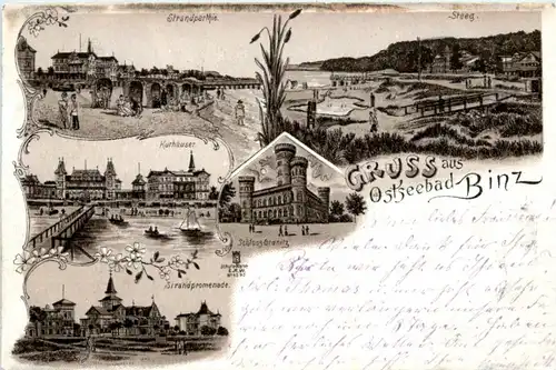 Gruss aus Binz - Litho -225566