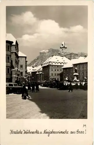 Weihnachts und Neujahrswünsche aus Graz -402728
