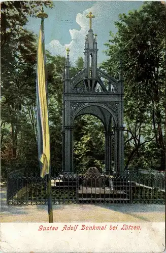Lützen - Gustav Adolf Denkmal -297116