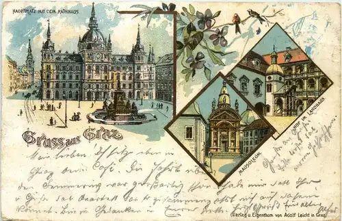 Gruss aus Graz - Litho -296250