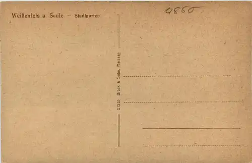 Weissenfels - Stadtgarten -297198