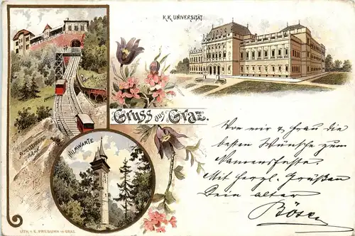 Gruss aus Graz - Litho -296294