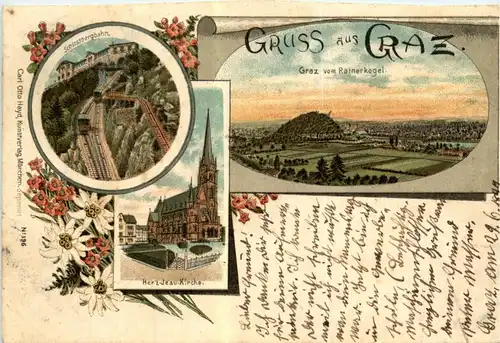 Gruss aus Graz - Litho -296240