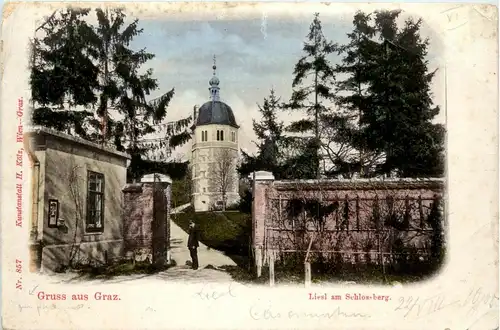 Gruss aus Graz Liesl am Schlossberg -296812