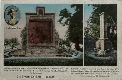 Gruss vom Denkmal zu Rossbach -297430