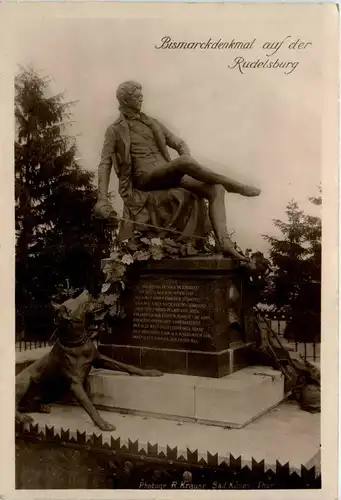 Bismarckdenkmal auf der Rudelsburg -297574