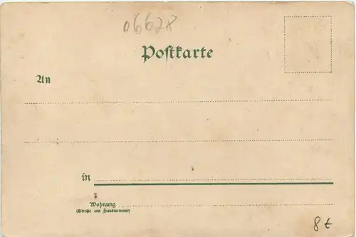 Gruss von der Rudelsburg - Litho -297734