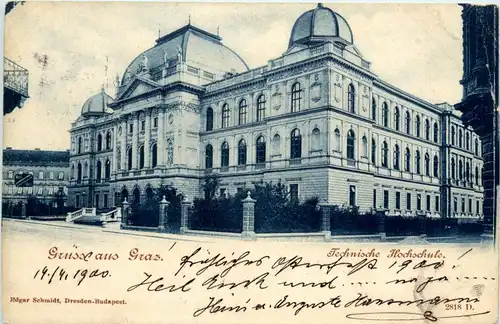 Gruss aus Graz - Technische Hochschule -296860