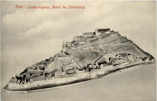Graz - Modell des Schlossbergs -297038