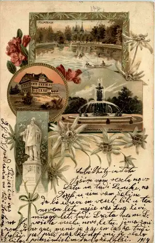 Graz - Litho - Prägekarte -402746