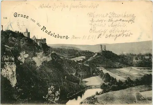 Gruss von der Rudelsburg -297558