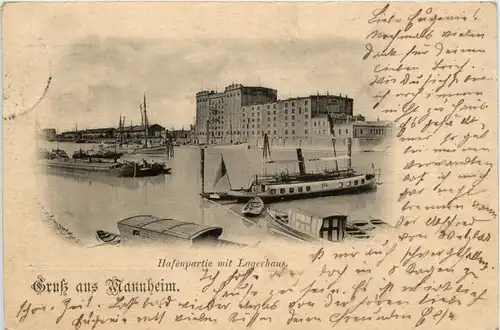 Gruss aus Mannheim - Hafenpartie -298216