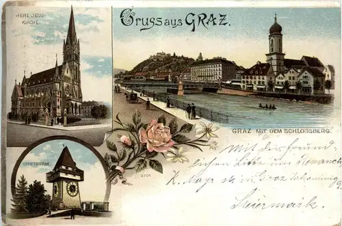 Gruss aus Graz - Litho -296260