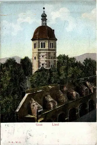 Graz - Liesl - Prägekarte -296744