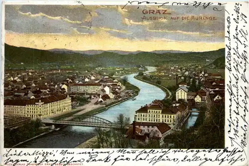 Graz - Ausblick auf die Murenge -296822