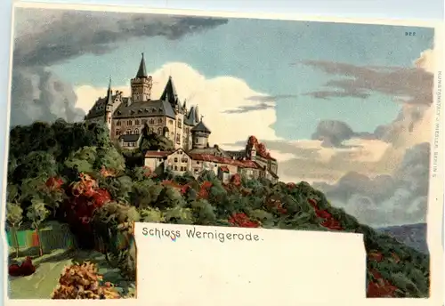 Schloss Wernigerode - Litho -298848