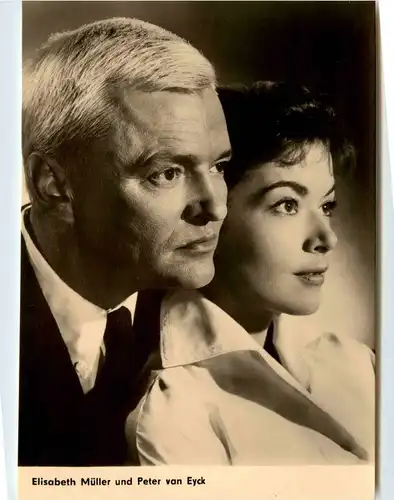 Elisabeth Müller und Peter van Eyck -298004