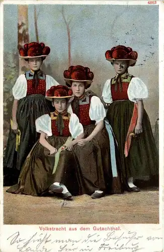 Volkstracht aus dem Gutachtal -298586