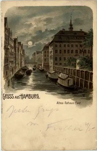 Gruss aus Hamburg - Litho -299190