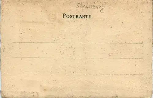 Strassburg - Künstlerkarte -298628