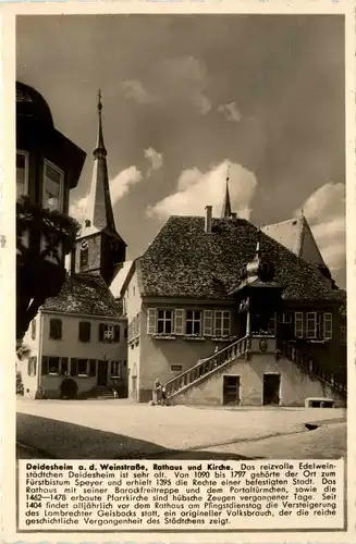 Deidesheim - Rathaus und Kirche -299786