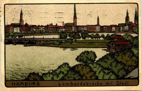 Hamburg - Lombardsbrücke -299138