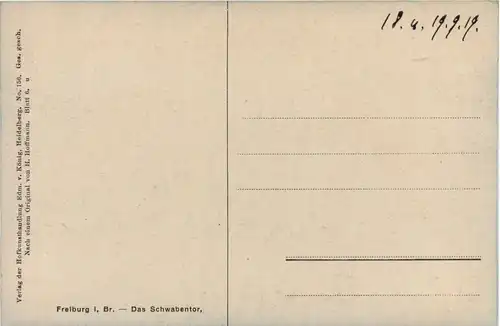 Freiburg - Künstlerkarte H. Hofffmann -298896