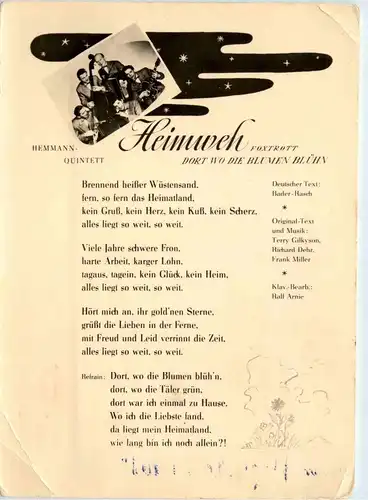 Hemmann Quintett - Heimweh Foxtrott -297990