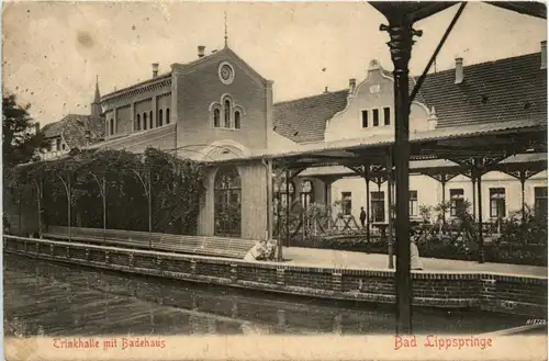 Bad Lippspringe - Trinkhalle mit Badehaus -400252