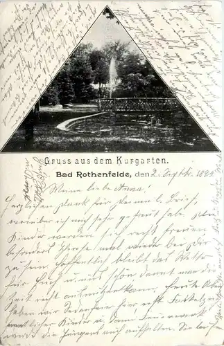 Bad Rothenfelde - Gruss aus dem Kurgarten -299480