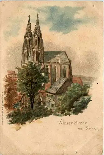Wiesenkirche zu Soest - Litho -299494