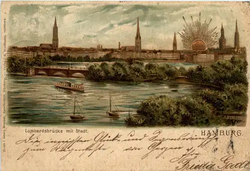 Hamburg - Litho -299172