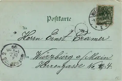 Gruss aus Wiesbaden - Litho -229390